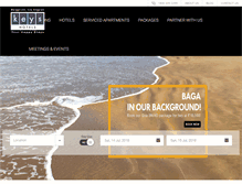 Tablet Screenshot of keyshotels.com
